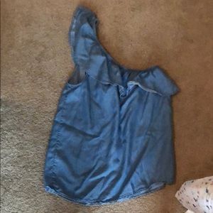 Old Navy off the shoulder shirt.